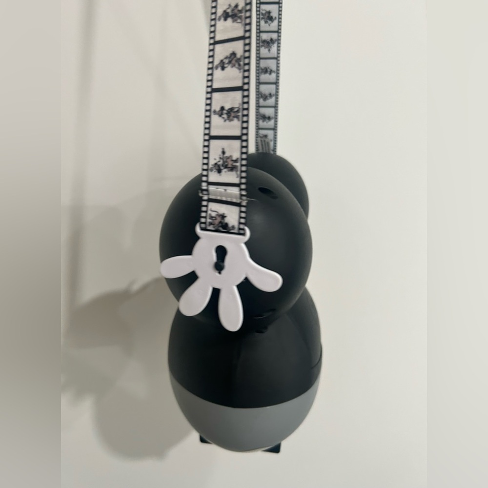 DISNEYLAND STEAMBOAT WILLIE MINNIE MOUSE AP POPCORN BUCKET with strap - Picture 4 of 7